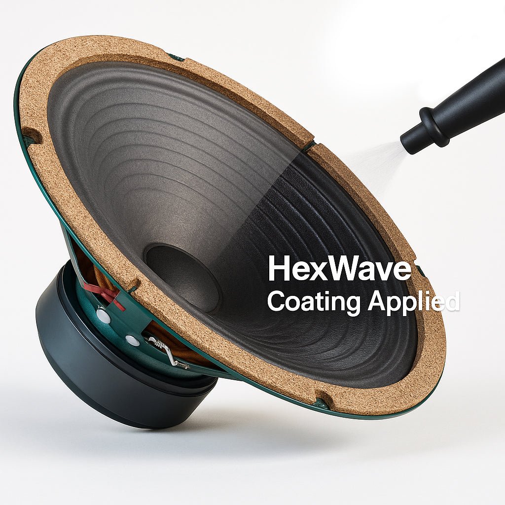 HexWave™ Electric Guitar Speaker Coating - Alpaca Mic