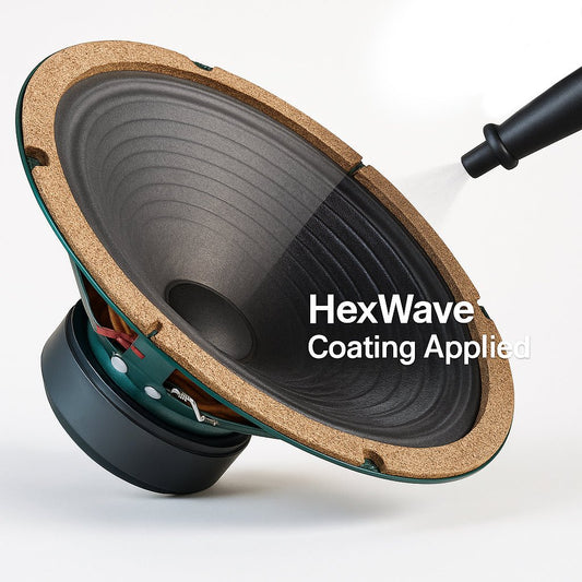 HexWave™ Electric Guitar Speaker Coating - Alpaca Mic